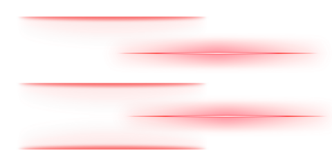 Abstract glowing red light streaks and lines on a dark black background with a futuristic feel