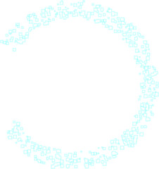 Concentric neon dot rings arranged in uniform circular alignment producing geometric rhythm through structured radial placement and consistent dot spacing.