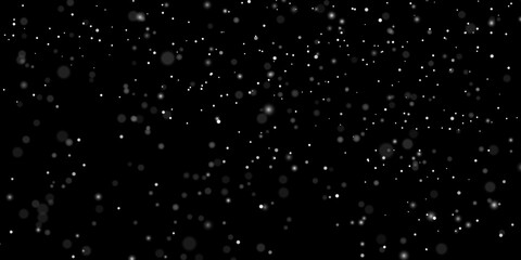 Snow snowfall snowflakes winter overlay transparent falling background	
