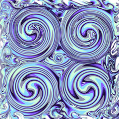 Blue and white marble texture effect