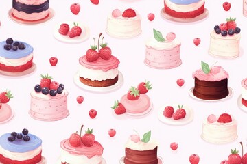 Cake backgrounds strawberry dessert.