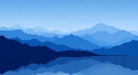 mountain landscape in the morning