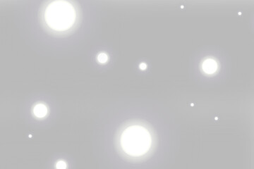 Glowing particles floating in space create a magical and ethereal effect