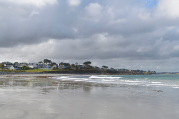 Joli paysage de mer en Bretagne - France