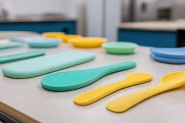 workshop dedicated to creating adaptive tableware designed for individuals with vision and motor challenges