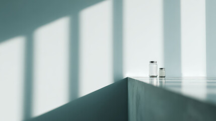 minimalist tabletop scene featuring bill with blurred white text bars displaying ar sums