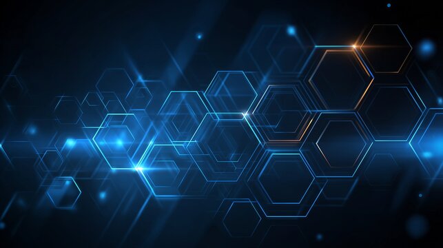 六角形の背景画像