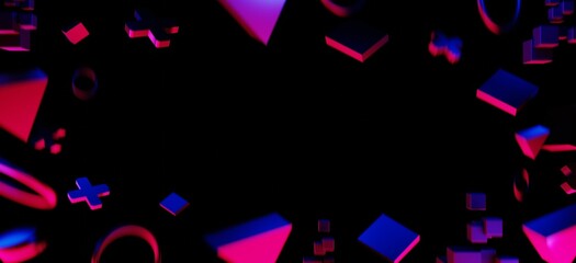 3d illustration rendering of y2k 2000s gaming technology futuristic fantasy metaverse cyberpunk...