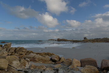 Joli paysage de mer en Bretagne - France