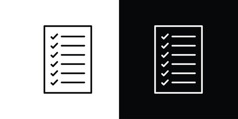 Task list icon concept symbol design. logo template EPS