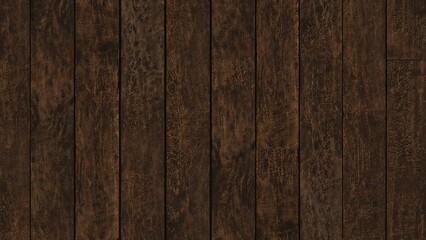 Wooden planks with a dark brown finish.