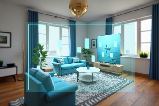 - Personalize Your Virtual Living Room with a Holographic Projection and Customizable Furniture Options