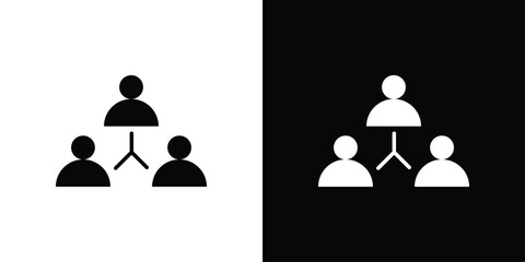 Collaboration icon solid style collection. flat style symbols