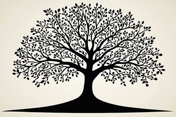 Fototapeta premium Bold natural oak tree high resolution picture