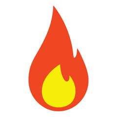 set of fire icons vector 