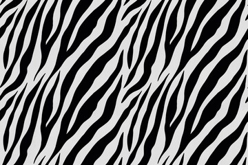 Seamless black and white zebra stripe pattern, jpeg