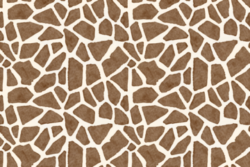 Seamless watercolor giraffe skin pattern background, png