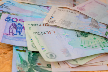Colombian Money - Business and Finance Concept 