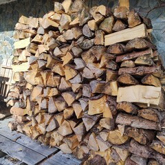 stack of firewood