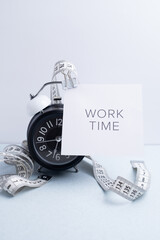 Work time focus: clock, measurement, and productivity, sport