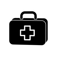 Obraz premium First Aid Kit Icon Healthcare Medical Emergency Supplies