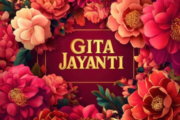 Celebrating Gita Jayanti with Vibrant Floral Decorations