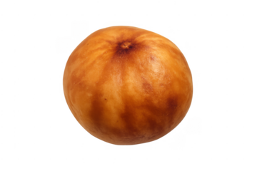 Smoked provolone cheese isolated on transparent background
