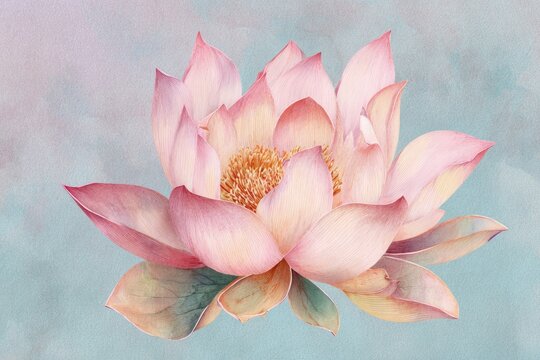 Serene Pink Lotus Blossom Symbolizing Gita Jayanti Celebration