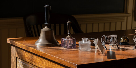 Antique Teacher's Desk