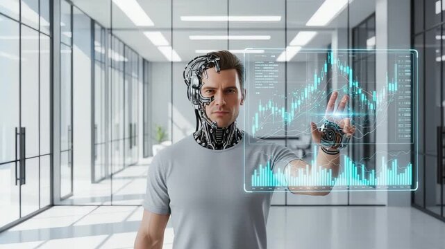 Advanced augmented reality setup with human operator and visual data