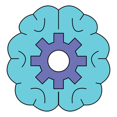 Intelligent Deep Learning Vector Icon Modern Design