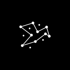 set of black and white tools