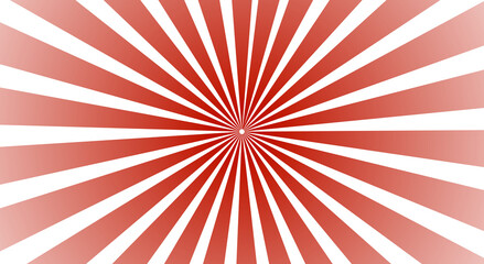 A powerful, high-energy radial starburst with dynamic red-orange rays on a light gray backdrop. It immediately grabs attention, perfect for urgent announcements or sales campaigns.