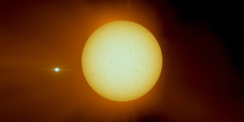 Pulsar AR Scorpii A Star - AR Scorpii is a binary star system where a rapidly spinning white dwarf, acting as a pulsar, lashes a red dwarf companion with beams of radiation.