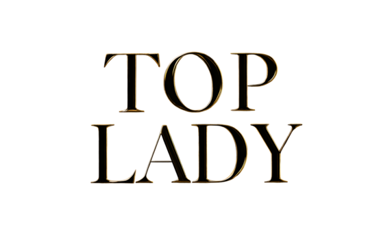 "TOP LADY" text on a transparent background for designers, marketers and IT professionals. Popular business card, illustration, object, symbol, texture, pattern, women, flowers, holiday.