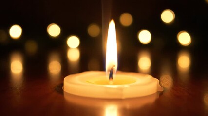 Candlelight Serenity A Moment of Peace and Reflection.