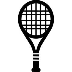 Tennis Racket Icon Vector