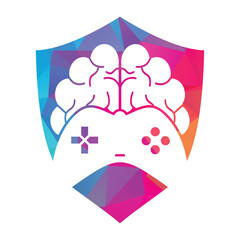 Brain game logo vector illustration. Mind game logo design icon. © Ahmed