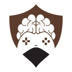 Brain game logo vector illustration. Mind game logo design icon. © Ahmed