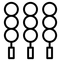 Meatball satay icon