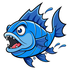 vector illustration of fish