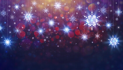 Winter Snowflake Sparkle Holiday Magic in a Festive Design