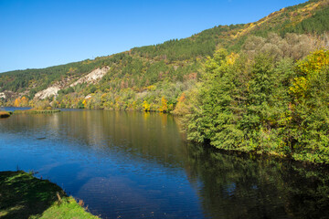 Autumn Landscape around Pancharevo lake, Bulgaria