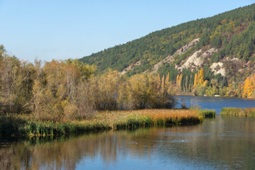 Autumn Landscape around Pancharevo lake, Bulgaria