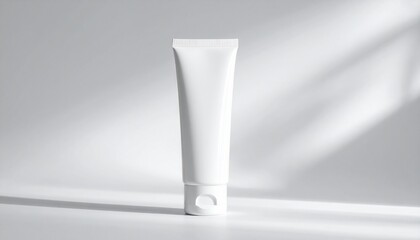 Clean White Tube Perfect for Skincare, Creams, and Cosmetic Product Packaging Design and Mockups