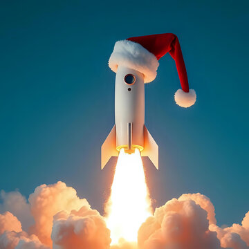 Cohete Santa Claus.