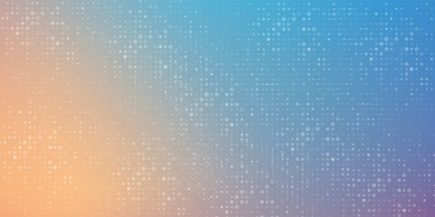 Soft Orange To Blue Gradient With Dotted Pattern Background For Modern Design And Tech Projects © Dayatz