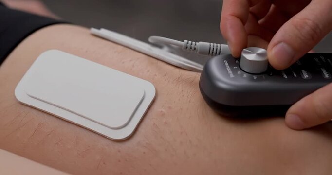 Muscle Contraction via Electrostimulation in Physical Therapy