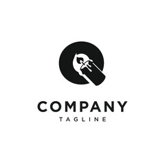 Letter Q Candle Logo Icon Vector