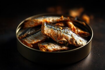 Smoked Baltic Herring in a Metal Container Creates a Feeling of Anticipation for Tasting Surstromming